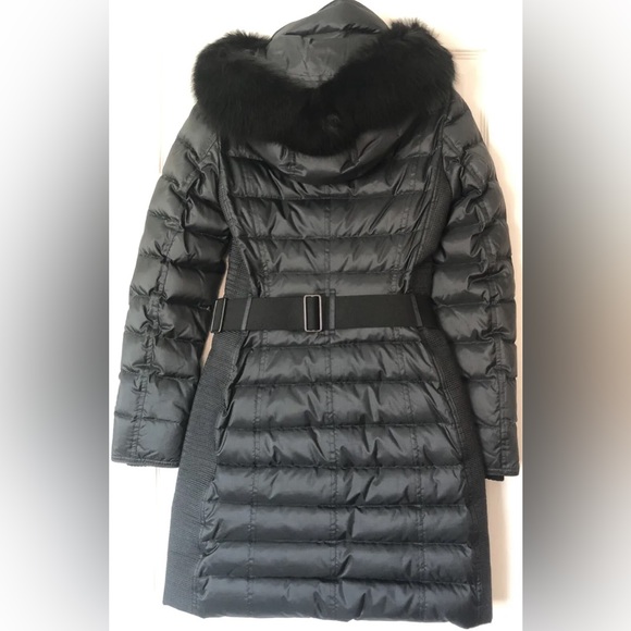 Brand NEW Burberry London Abbeydale Down Puffer Coat with Fur Hood size M - Picture 3 of 14